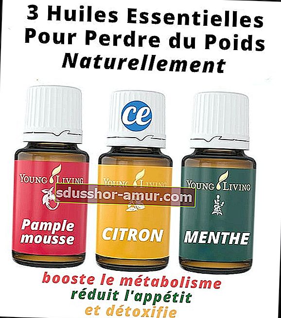 3 učinkovita esencijalna ulja za prirodno mršavljenje.