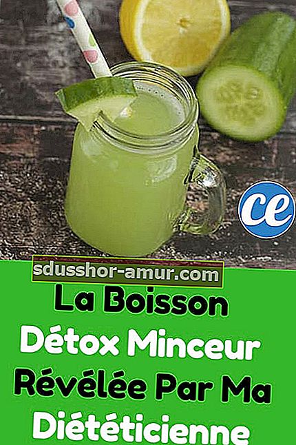 детокс и сок за отслабване рецепта с краставица и лимон