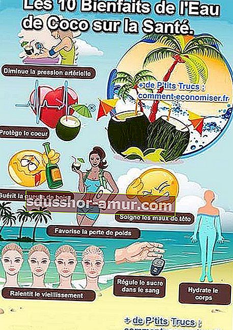  10 ползи за здравето от кокосовата вода