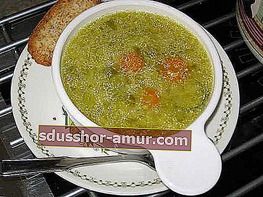 prehrambena juha od povrća za liječenje gastro