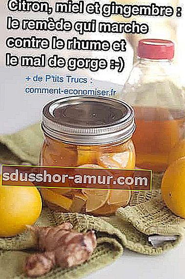 Cytryna, miód i imbir naturalne lekarstwo na przeziębienia