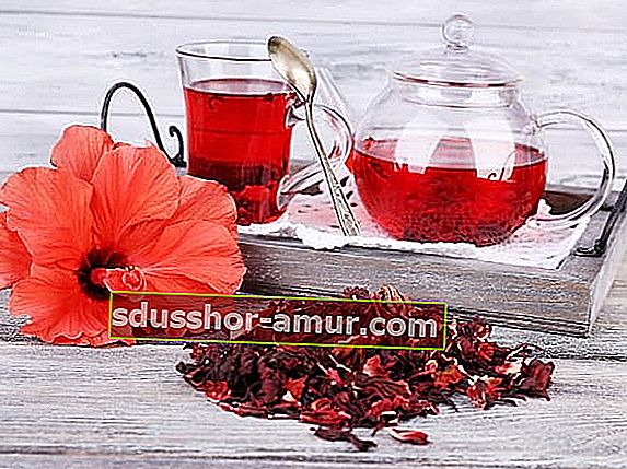 Zeliščni čaj hibiskusa za hujšanje