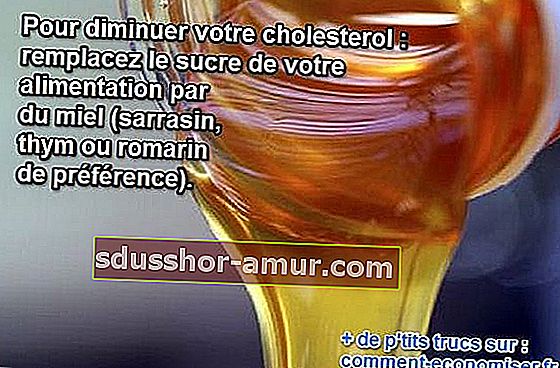 медът вместо захарта понижава холестерола