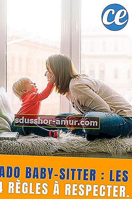 Žena koja se igra s bebom: Teen dadilja: 4 pravila za poštivanje.