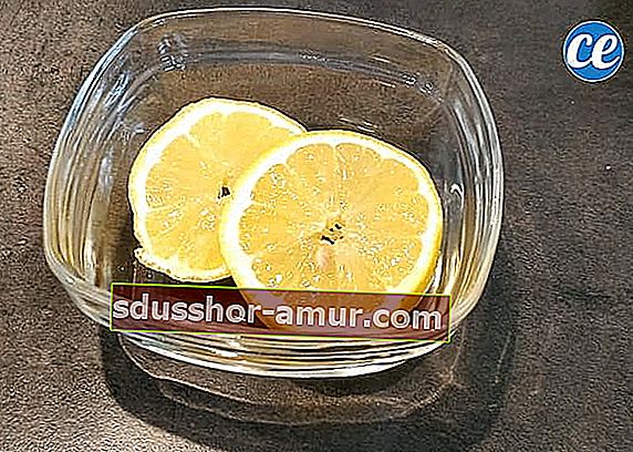 резенчета лимон в стъклена купа
