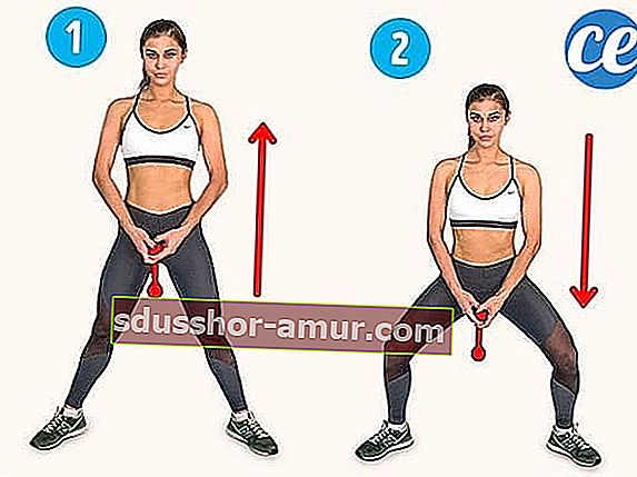 Упражнение 3 от шестте лесни упражнения за загуба на целулит за 15 дни.