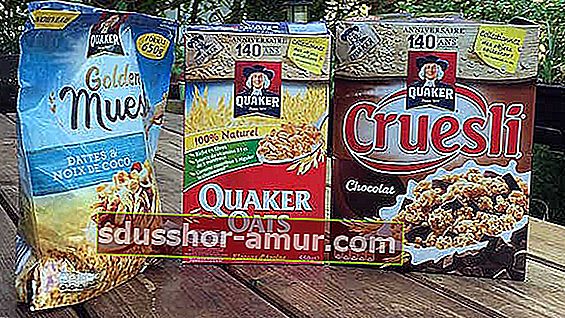 3 пакета зърнени култури Quaker