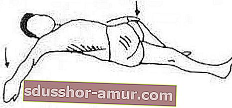 Sırt ağrısını hafifletmek için omurga germe yapın