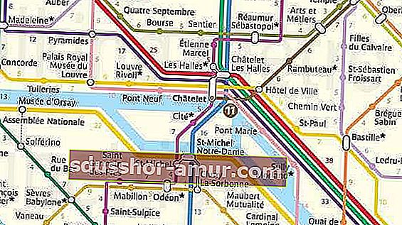 Besplatna karta metroa Ratp