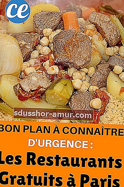 Popis besplatnih restorana u Parizu koji služe dagnje i pomfrit ili kus-kus
